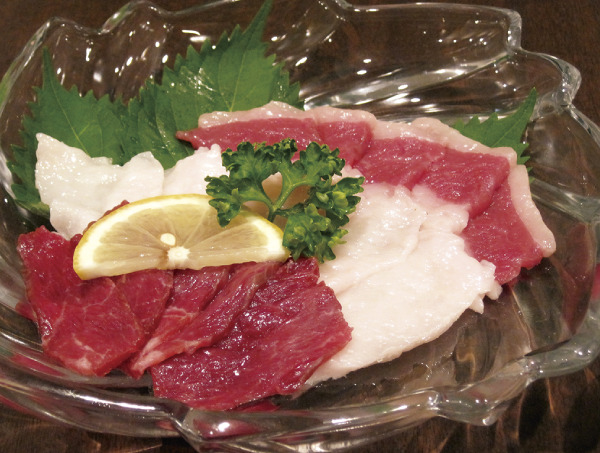 熊本県産馬刺３種盛